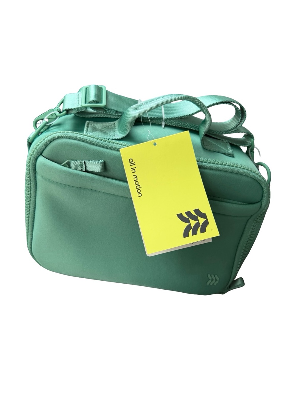 All in Motion Mint Green Insulated Lunch Box Crossbody NWT